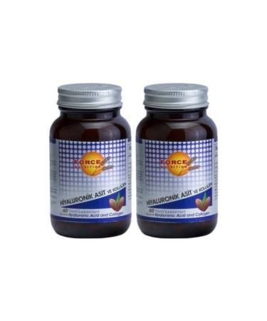 Force Nutrition Hyaluronic Acid Collagen 2x60 Tablets Skt 21 November 2022