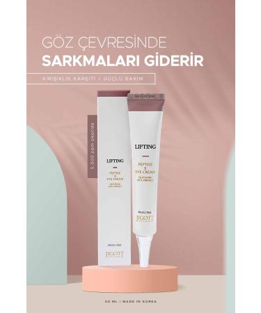 Jigott Anti-Wrinkle and Moisturizing Eye Cream Lifting Peptide Eye Cream 50 ml - Buy Online on GoSupps.com
