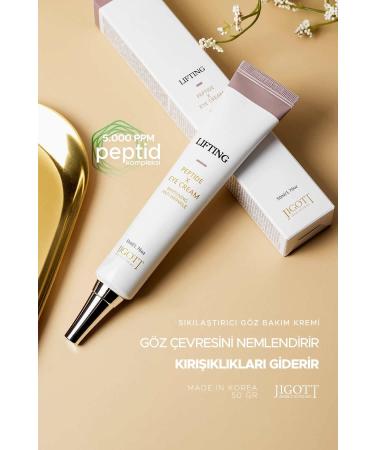 Jigott Anti-Wrinkle and Moisturizing Eye Cream Lifting Peptide Eye Cream 50 ml - Buy Online on GoSupps.com