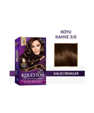Wella Set Hair Dye 3/0 Dark Brown
