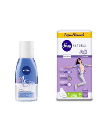 NIVEA Make Up Expert Dual Phase Eye Make Up Remover 125 Ml+sleepy Natural Soft E.soft Normal(24)