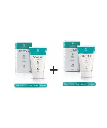 Deotak Fresh Cream Deodorant 35 ml 2 Pieces