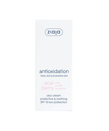 Ziaja Acai Berry Day Cream Protective and Soothing Spf10 50ml - Buy Online on GoSupps.com