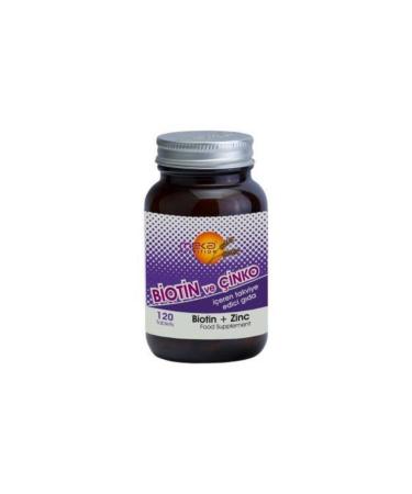 MEKA Nutrition Biotin Zinc 120 Tablets