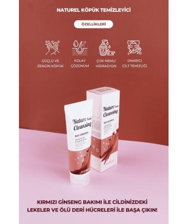 FOODAHOLIC Red Ginseng Skin Cleanser for Tired Blemished Skin - Buy Online on GoSupps.com