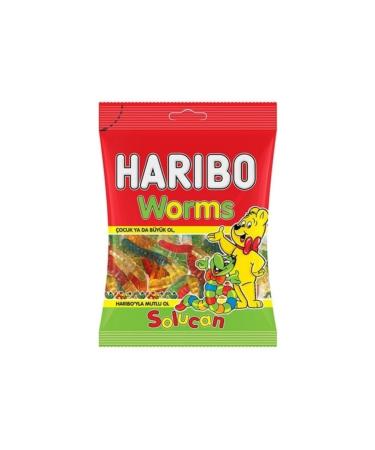 Haribo Worms Worm 80 Gr X 24 Pieces