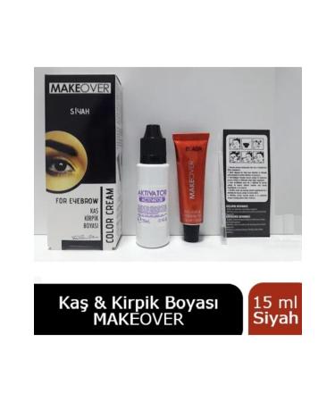 Makeover New Well Eyebrow Eyelash Dye Black 15 ml