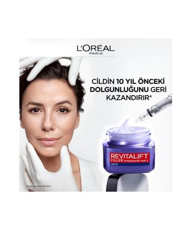 L'Oreal Paris Loreal Revitalift Filler Intensive Plumping Anti-Aging Night Cream 50ml - Buy Online on GoSupps.com