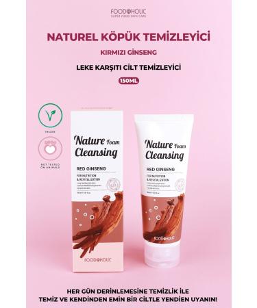 FOODAHOLIC Red Ginseng Skin Cleanser for Tired Blemished Skin