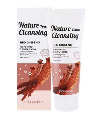 FOODAHOLIC Red Ginseng Skin Cleanser for Tired Blemished Skin - Buy Online on GoSupps.com