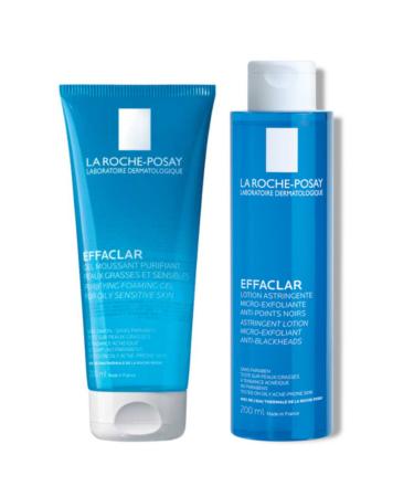 La Roche Posay Effeclar Cleansing Gel 200 ml and Effeclar Tonic 200 ml