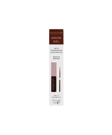 Revolution Brow Gel Medium Brown Eyebrow Gel