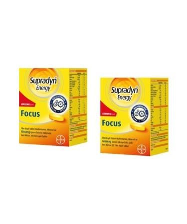 Supradyn Energy Focus 30 Tablets 2 Boxes Hbv00000o3bfq