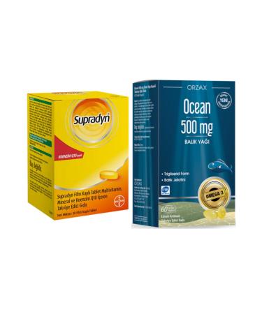 Supradyn Supradyn Coenzyme Q10 30 Tablets + Ocean Omega-3 Fish Oil 500 Mg 60 Capsules