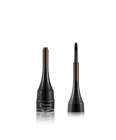 Flormar Gel Eyeliner Matte Finish Gel Eyeliner | 2.2 G 004 forest Green