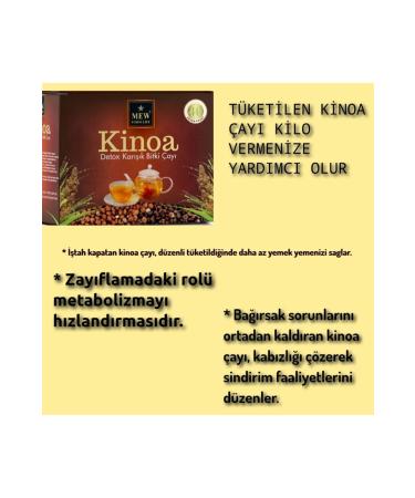 MEW QUINOA TEA Mew Form Life Dedox Quinoa Slimming Tea 40 Filter Bags - Buy Online on GoSupps.com