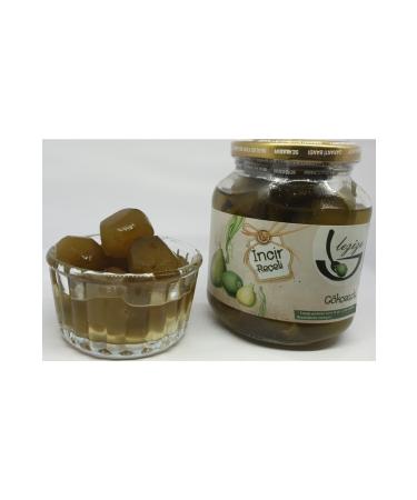 LEZ ZE Green Fig Jam 400 gr (RAW UNPEELLED) From G k eada