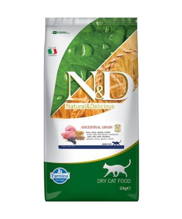 N & D Low Grain Lamb Adult Cat Food 10 Kg