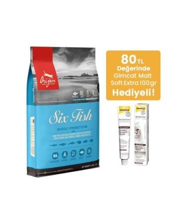 Acana Orijen Six Fish Grain-Free Fish Puppy and Adult Cat Food 5.4 Kg