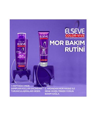 Elseve L'or al Paris Anti-Orange Purple Mask 150 Ml - Buy Online on GoSupps.com
