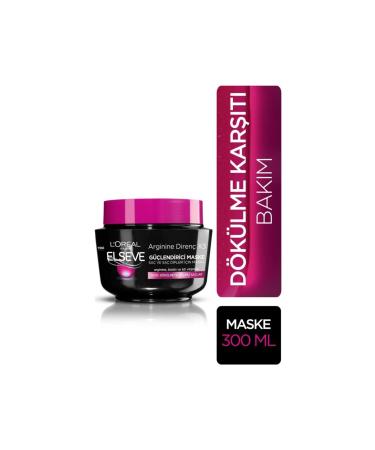 Elseve L'or al Paris Arginine Resistance X3 Anti-Hairfall Mask 300 Ml