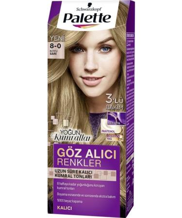 Palette Intense Eye-Catching Colors Hair Dye 8.0 Dark Blonde