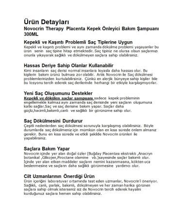 Novocrin Placenta Therapy Shampoo Set 300 Ml * Set of 3 - Buy Online on GoSupps.com