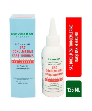 Novocrin Placenta Anti-Hair Loss Lotion 125 ml. - Buy Online on GoSupps.com