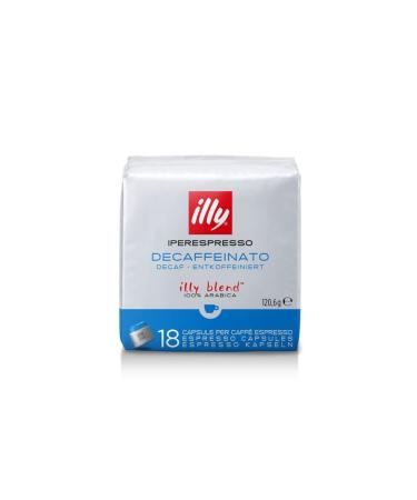 illy Iperespresso Decaf Decaffeinated Capsule Coffee 18 Pieces