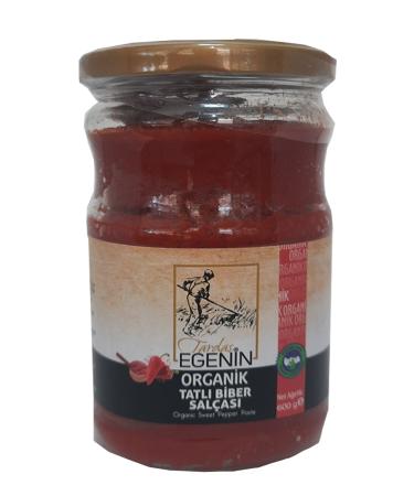 Tarda Aegean Organic Pepper Paste Sweet 650 Gr