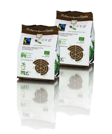 Puro Espresso Savanna Bio Organic Nespresso Capsule Coffee 20x5.2 Gr - Buy Online on GoSupps.com
