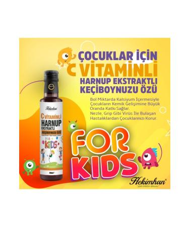 Hekimhan For Kids (Carob Extract with Vitamin C) 350 Ml