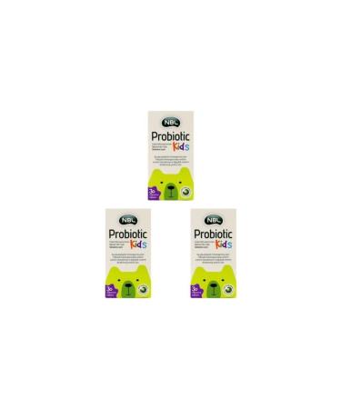 NBL Probiotic Kids 30 Chewable Tablets-3 Pieces