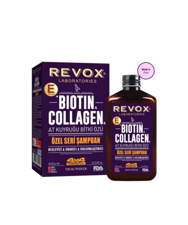 Revox Biotin Collagen Horsetail Plumping Shampoo 400 ml