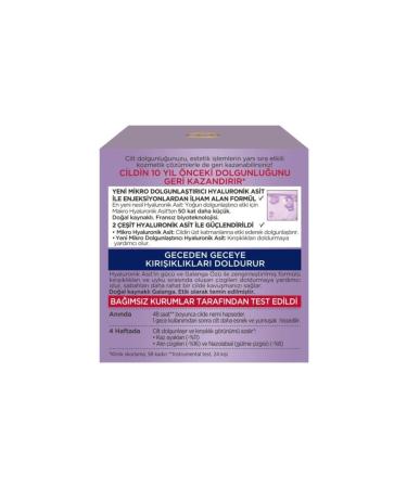 L'Oreal Paris L'or al Paris Revitalift Filler Intensive Plumping Anti-Aging Night Cream 50ml - Hyaluronic - Buy Online on GoSupps.com