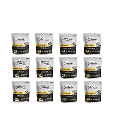 Felicia Pouch Grain-Free Chicken Sterilized Cat Food 85 Gr X 12 Pieces