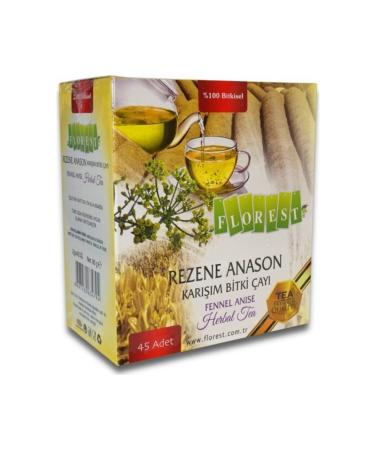 Florest Fennel Anise Mixed Herbal Tea 45pcs
