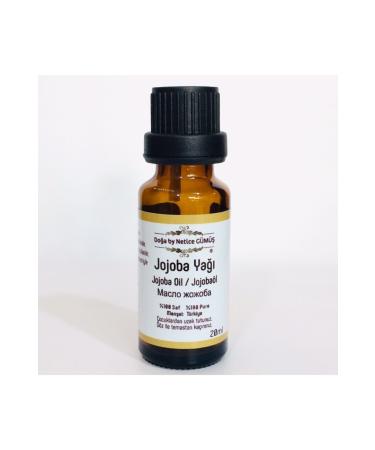 nature by netice silver Jojoba Yoyoba Oil 20 ml Cold Pressed Natural Cold Pressed Additive-Free