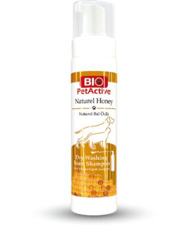 Bio PetActive Natural Honey Extract Dry Wash Foam Shampoo 200 Ml.