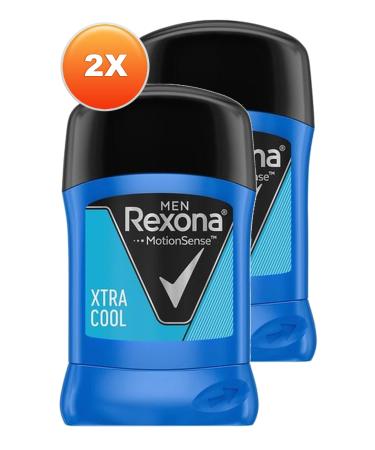 Rexona Extra Cool Men's Stick Deodorant 50 Ml. Double Pack