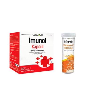 IMUNOL Imunol 40 Capsules Efervit Vitamin C 10 10 Effervescent Tablets