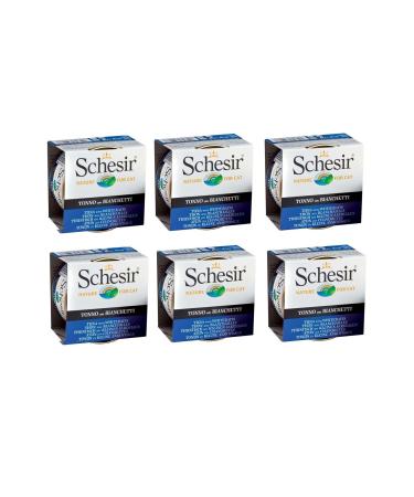 Schesir Tuna and Herring Cat Canned Food 85 Gr X 6 Pieces