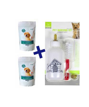 Maxisol Puppy Milk Powderx2 + Bottle Set