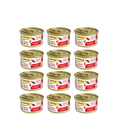 Gimcat Shinycat Sf Fillet Canned Cat Food - Tuna Fish Tomato 70 Gr X 12 Pieces