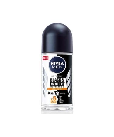 NIVEA Nivea Men Roll On 50 Ml Black & White Invisible Strong Effect 88091