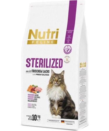Nutri Feline Adult Sterilized Adult Cat Food with Salmon 10 Kg