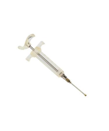 Anadolu-Vet Bird Feeding Injector. Mica. 10 Ml + 14g Cannula. Flat Tip