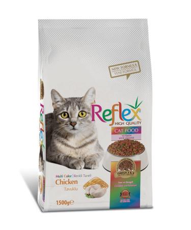Reflex Multi Color Adult Cat Food 1.5 kg