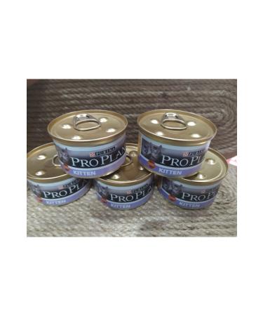 Pro Plan Cat Canned Chicken 4-12 Months Kitten 85 Gr X 5 Pieces