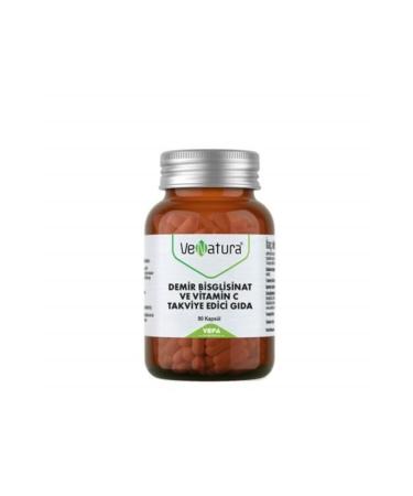 Venatura Iron Bisglycinate And Vitamin C 90 Capsules